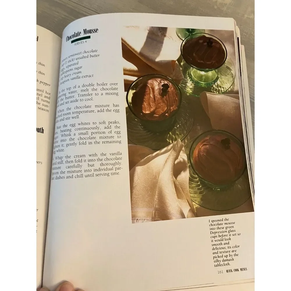 Martha Stewart's Quick Cook Menus cookbook - 1988